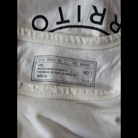Rogue Territory T Shirt Medium Mens White Pocket Tee Short Sleeve Graphic - Picture 9 of 10